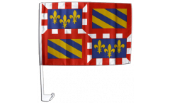 Bandiera per auto Francia Borgogna - 30 x 40 cm