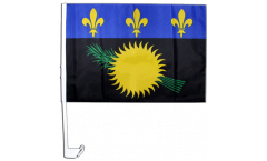 Bandiera per auto Francia Guadelupe - 30 x 40 cm