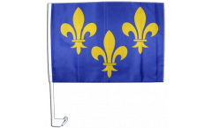 Bandiera per auto Francia Île de France - 30 x 40 cm