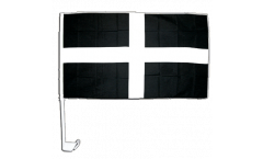 Bandiera per auto Regno Unito St. Piran Cornovaglia - 30 x 40 cm