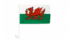 Bandiera per auto Galles - 30 x 40 cm