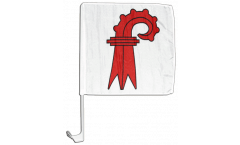 Bandiera per auto Svizzera Canton Basilea campagna - 30 x 30 cm