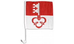 Bandiera per auto Svizzera Canton Obvaldo - 30 x 30 cm