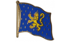 Spilla Bandiera Francia Franca Contea - 2 x 2 cm