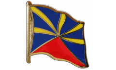 Spilla Bandiera Francia Réunion - 2 x 2 cm