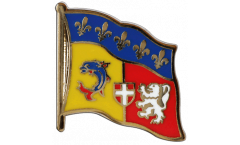 Spilla Bandiera Francia Rodano Alpi - 2 x 2 cm