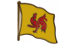Spilla Bandiera Belgio Vallonia - 2 x 2 cm