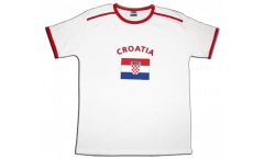 T-Shirt Croazia, bianca-rossa, taglia XL, Soccer-T