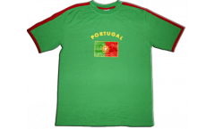 T-Shirt Portogallo, verde-rossa, taglia XL, Runner-T