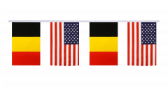 Cordata dell'amicizia Belgio - USA - 15 x 22 cm