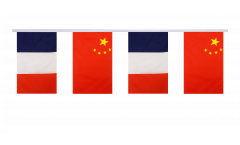 Cordata dell'amicizia Francia - Cina - 15 x 22 cm