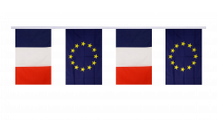 Cordata dell'amicizia Francia - Unione Europea EU - 15 x 22 cm