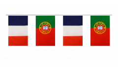 Cordata dell'amicizia Francia - Portogallo - 15 x 22 cm