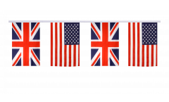 Cordata dell'amicizia Regno Unito - USA - 15 x 22 cm