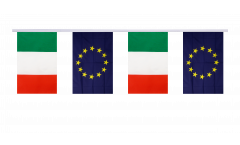 Cordata dell'amicizia Italia - Unione Europea EU - 15 x 22 cm