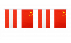Cordata dell'amicizia Austria - Cina - 15 x 22 cm