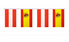 Cordata dell'amicizia Austria - Spagna - 15 x 22 cm