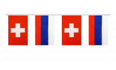 Cordata dell'amicizia Svizzera - Russia - 15 x 22 cm