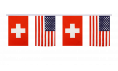 Cordata dell'amicizia Svizzera - USA - 15 x 22 cm