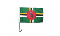 Bandiera per auto Dominica - 30 x 40 cm