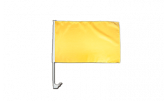 Bandiera per auto Unicolore Gialla - 30 x 40 cm