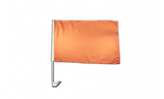 Bandiera per auto Unicolore Arancione - 30 x 40 cm