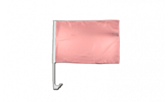 Bandiera per auto Unicolore Rosa - 30 x 40 cm