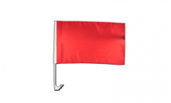 Bandiera per auto Unicolore Rossa - 30 x 40 cm