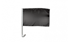 Bandiera per auto Unicolore Nera - 30 x 40 cm