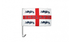 Bandiera per auto Inghilterra 4 leoni - 30 x 40 cm