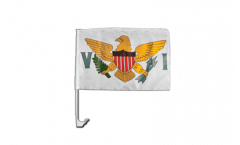 Bandiera per auto USA Isole Vergini - 30 x 40 cm