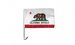 Bandiera per auto USA California - 30 x 40 cm