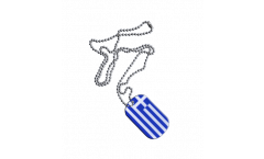 Dog Tag Grecia - 3 x 5 cm