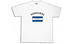 T-Shirt Honduras, bianca, taglia L, Round-T