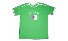 T-Shirt Algeria, verde chiaro-bianca, taglia S
