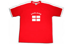 T-Shirt Inghilterra, rossa-bianca, taglia S