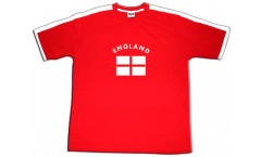 T-Shirt Inghilterra, rossa-bianca, taglia M