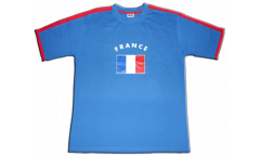 T-Shirt Francia, azzurra-rossa, taglia S