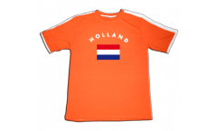 T-Shirt Paesi Bassi, arancione-bianca, taglia S