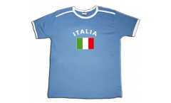 T-Shirt Italia, azzurra chiara-bianca, taglia XXL