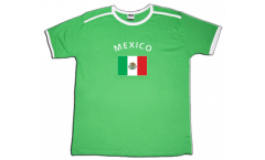 T-Shirt Messico, verde chiaro-bianca, taglia XL