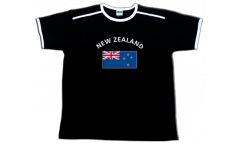 T-Shirt Nuova Zelanda, nera-bianca, taglia S