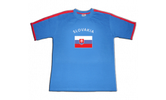 T-Shirt Slovacchia, azzurra-rossa, taglia XXL