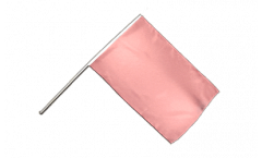 Bandiera da asta Unicolore Rosa - 60 x 90 cm