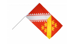 Bandiera da asta Francia Alsazia - 60 x 90 cm