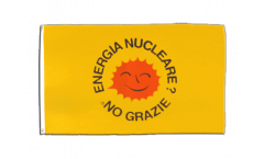 Bandiera Energia Nucleare No Grazie