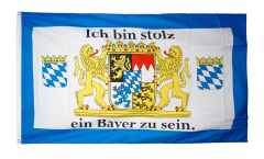 Bandiera Baviera Ich bin stolz ein Bayer zu sein