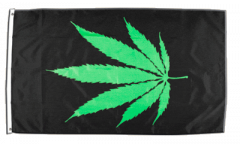 Bandiera Cannabis nero