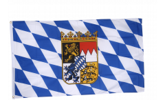 Bandiera Germania Baviera con stemmi