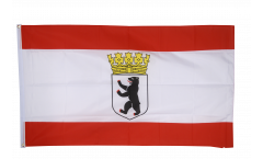 Bandiera Germania Berlino con corona